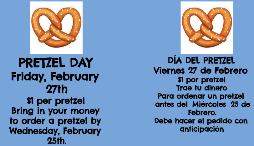 Pretzel day flyer