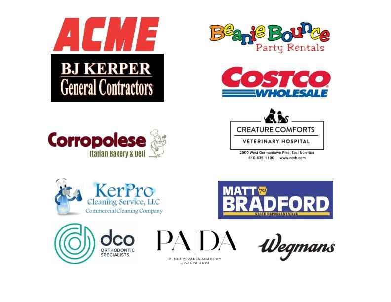 Whitehall PFC Sponsors.