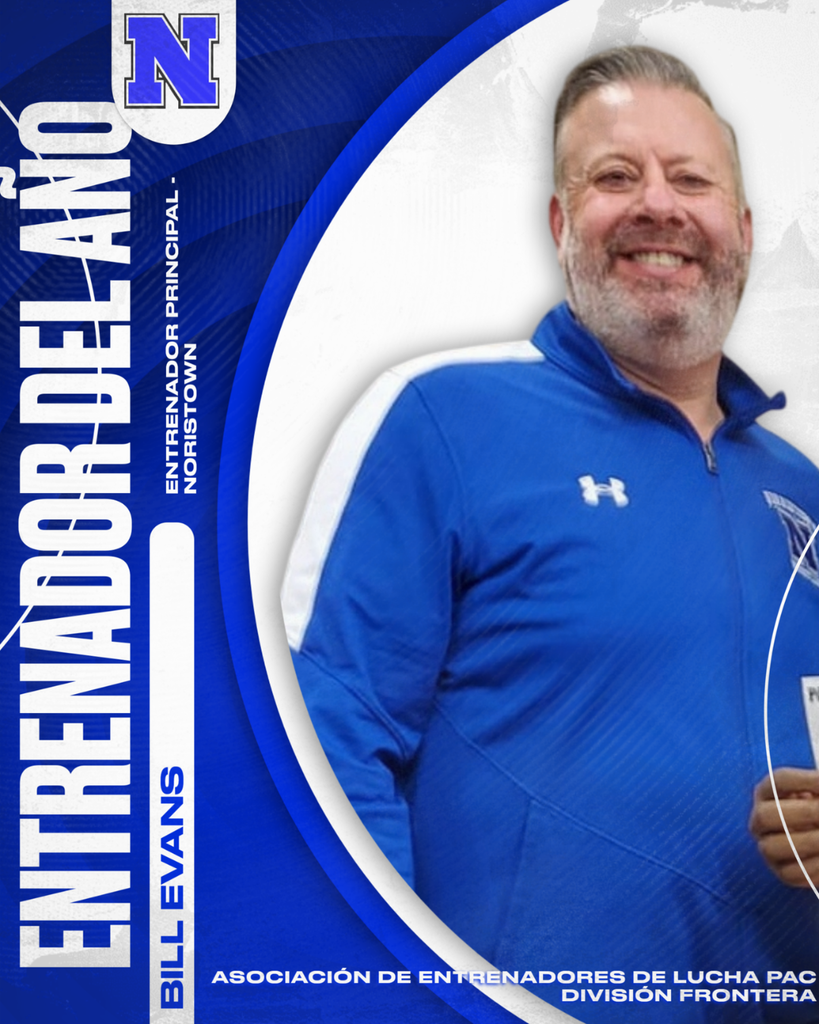 Spanish flyer for Bill Evans named coach of the year.