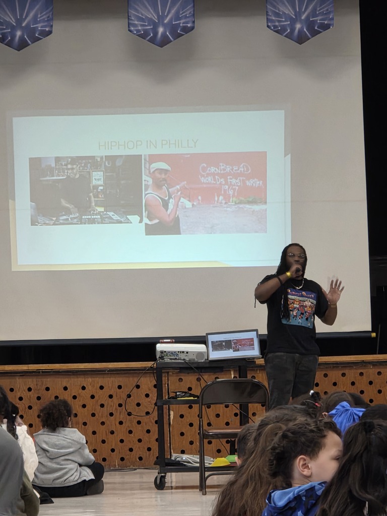 Mr. Brown gives a brief history of hip hop in Philadelphia.
