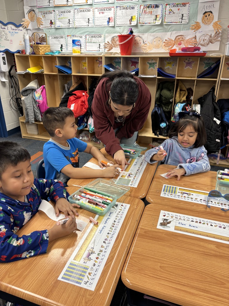 students working on an activity