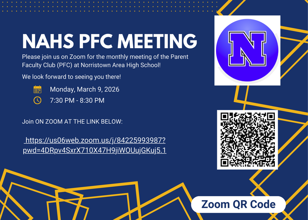  info graphic for PFC meeting on Monday, March 9, 2026 at 7:30 pm