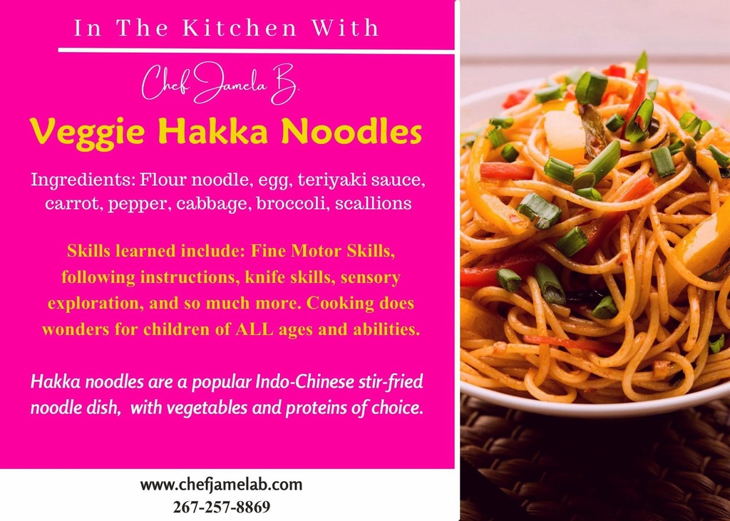 Chef Jamela B. recipe and information page.