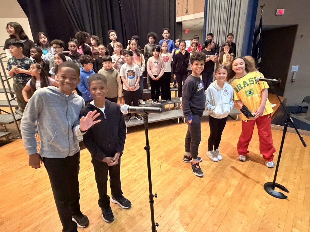 Students on stage at the NASD Choir Fest.