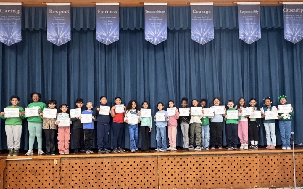 Instrumental students receive certificates for their significant achievement, responsibility, and practice! 