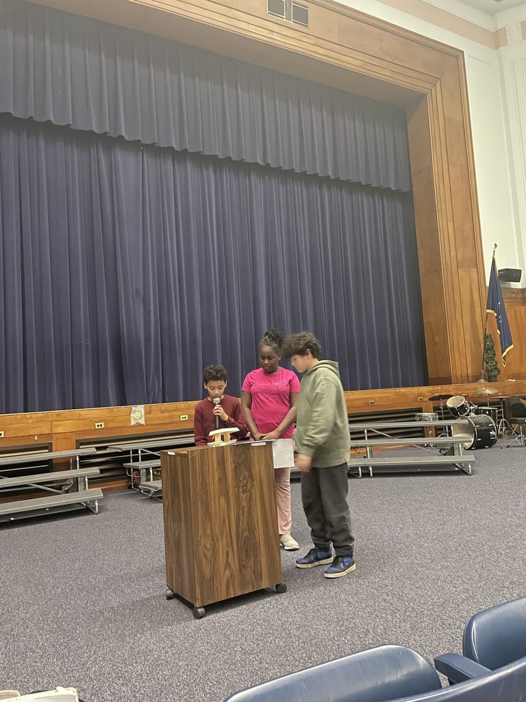 A group of students presenting at “Dream It, Design It” competition 