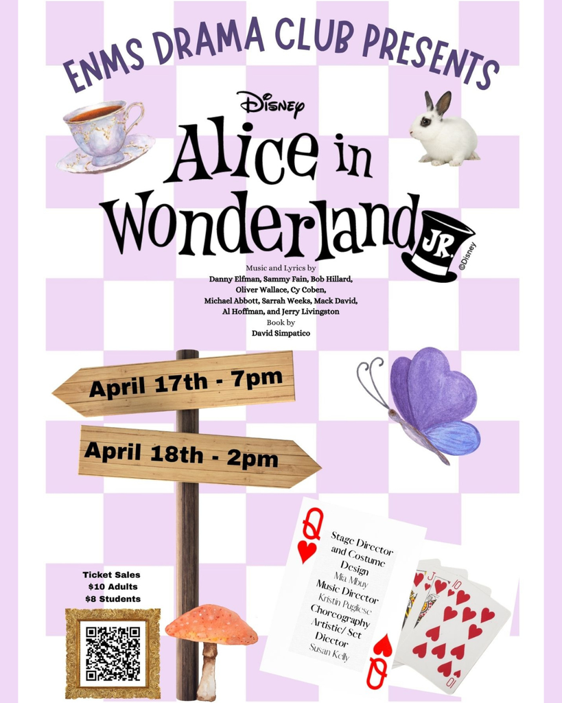 ENMS Musical Flyer in English. Details in caption.