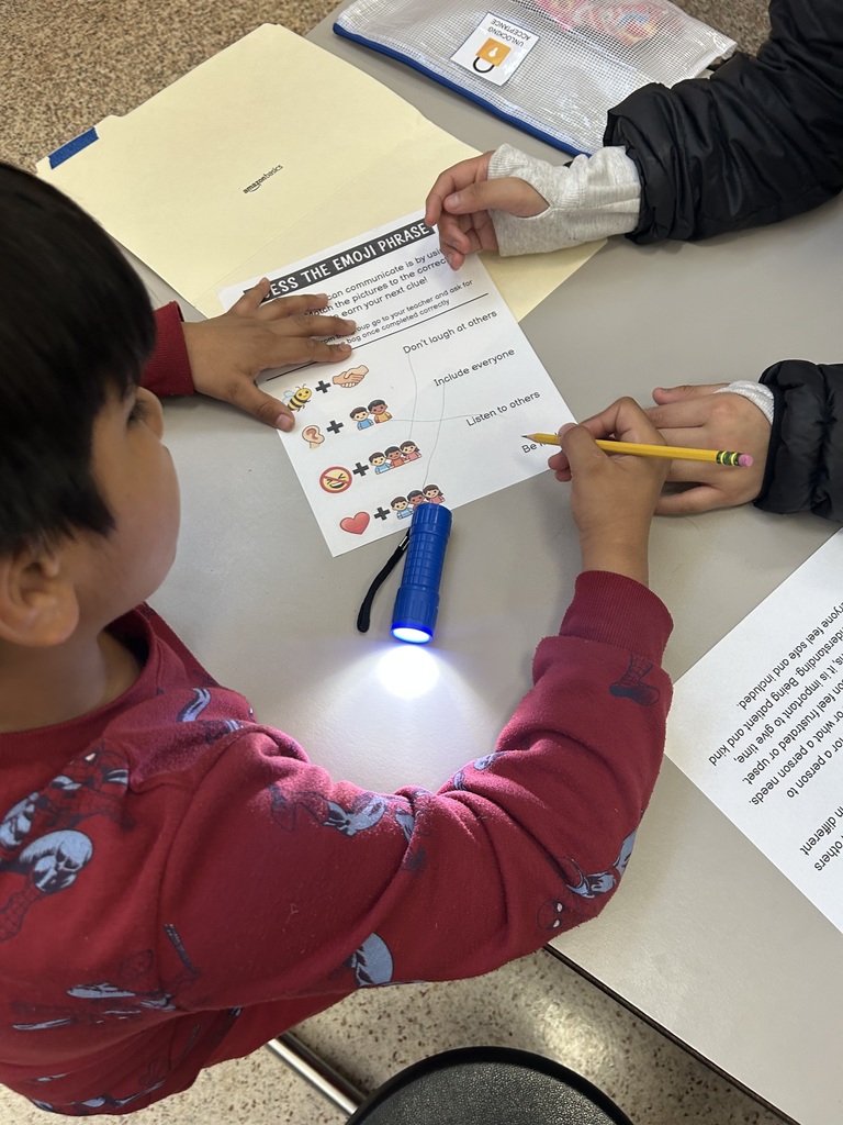 Third Grade students participated in an  “Unlocking Acceptance” activity in honor of Autism Acceptance Month. 