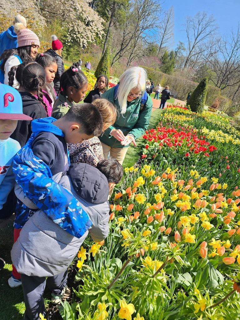 Second Grade trip to Longwood Gardens.