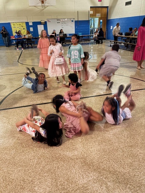 Students at the spring fling