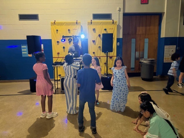 Students at the spring fling