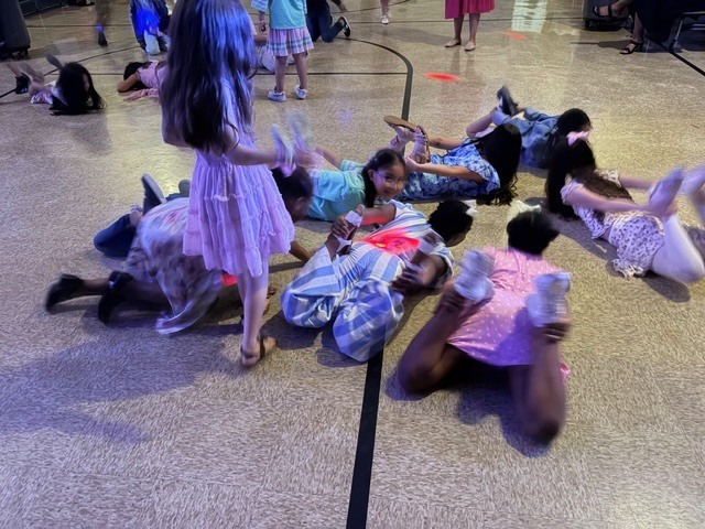Students at the spring fling