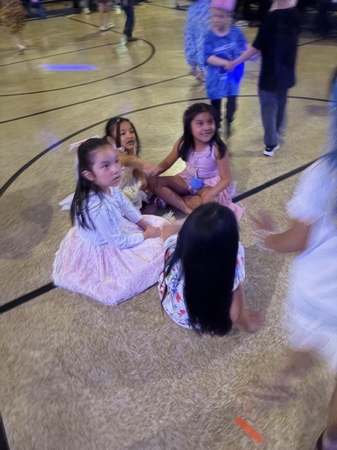 Students at the spring fling