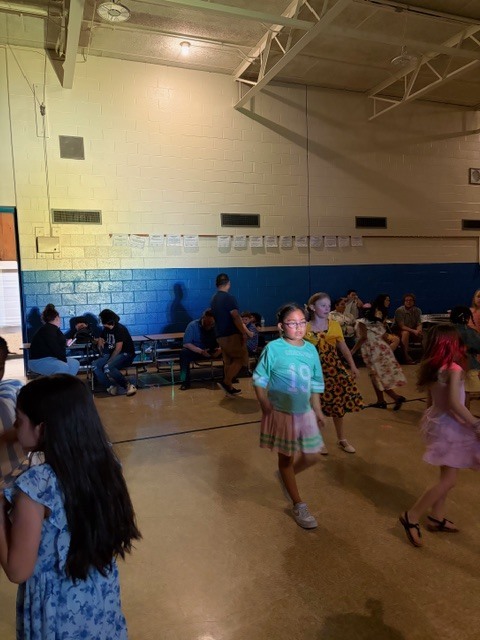 Students at the spring fling