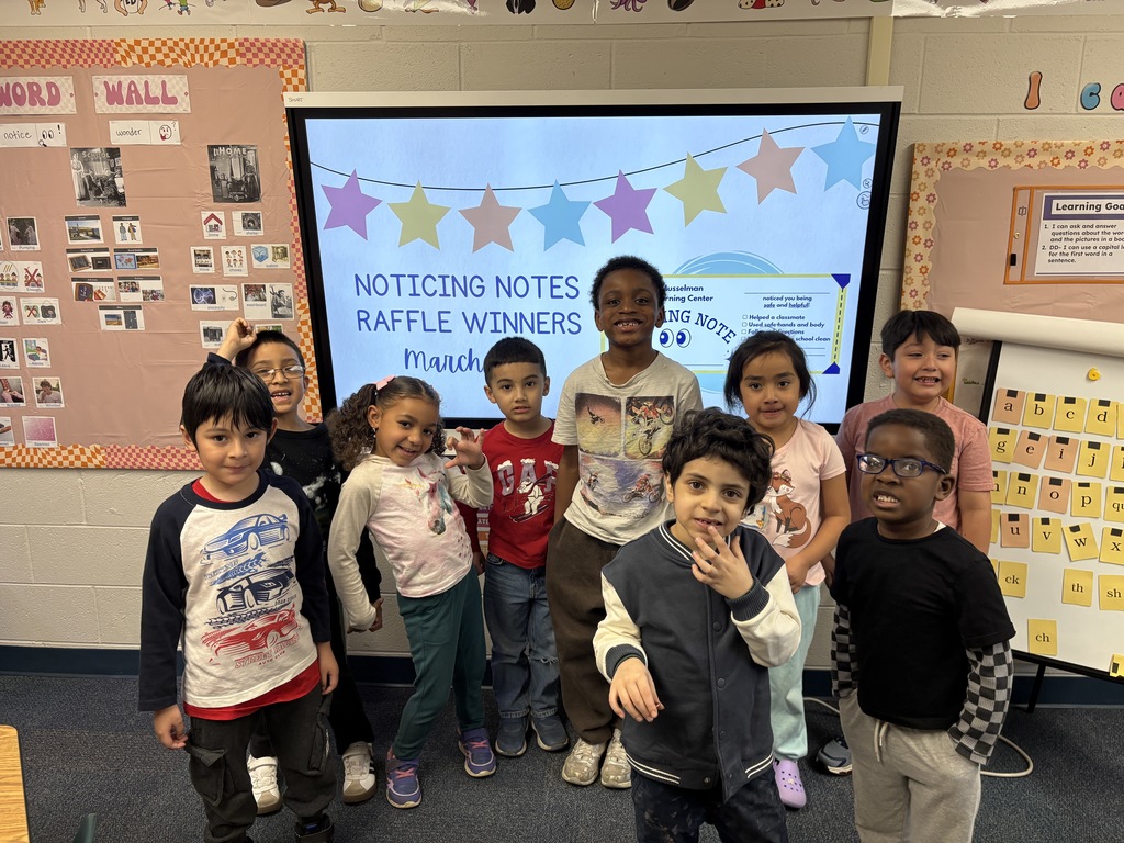 students earned noticing notes for being safe and helpful