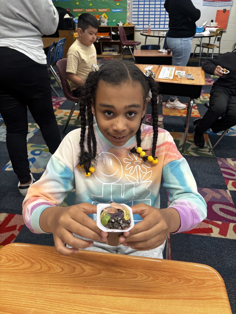A student having  Earth Day fun!
