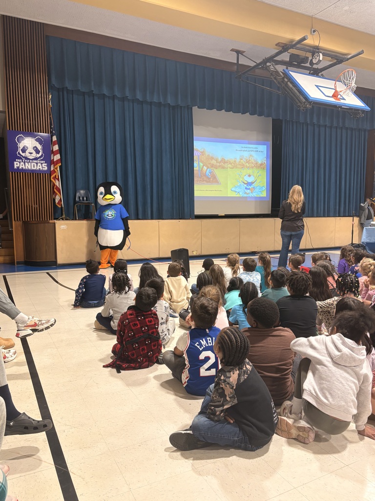 Robbie's World assembly for Autism Awareness Month.