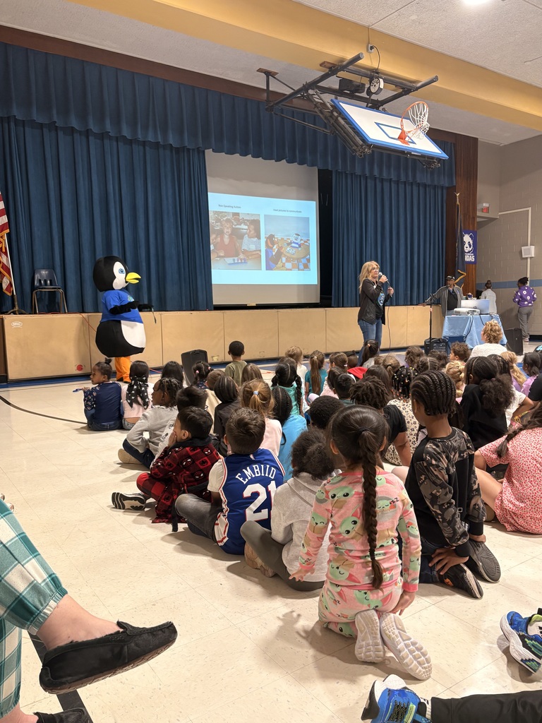 Robbie's World assembly for Autism Awareness Month.