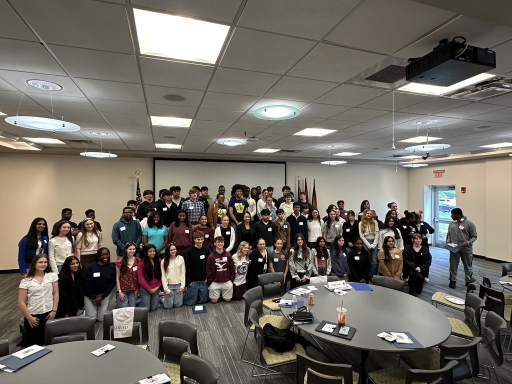 A group shot of all of the students who participated at the summit.
