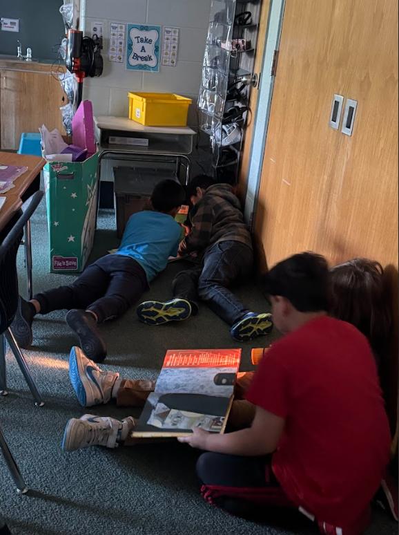3rd Grade "Drop Everything and Read".