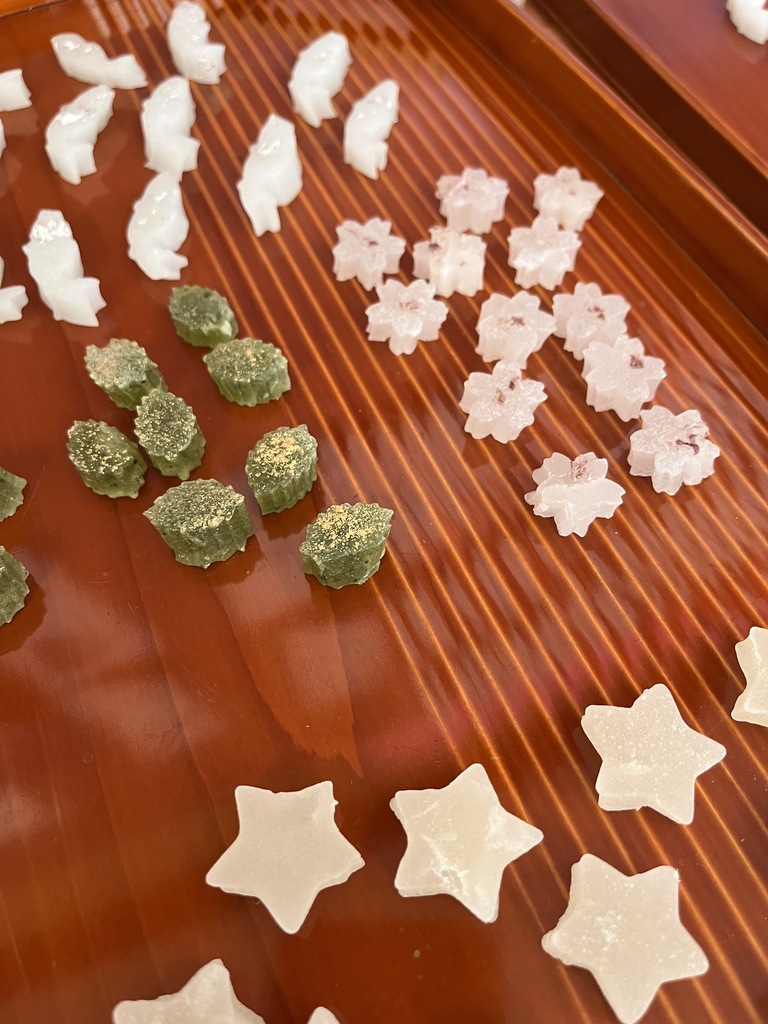 A sweet treat at the tea ceremony. 
