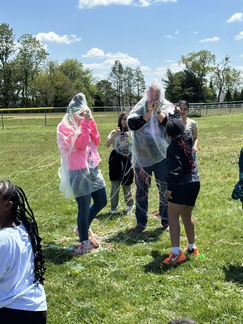 Students silly strung Dr. Smith & Mrs. Prodoehl