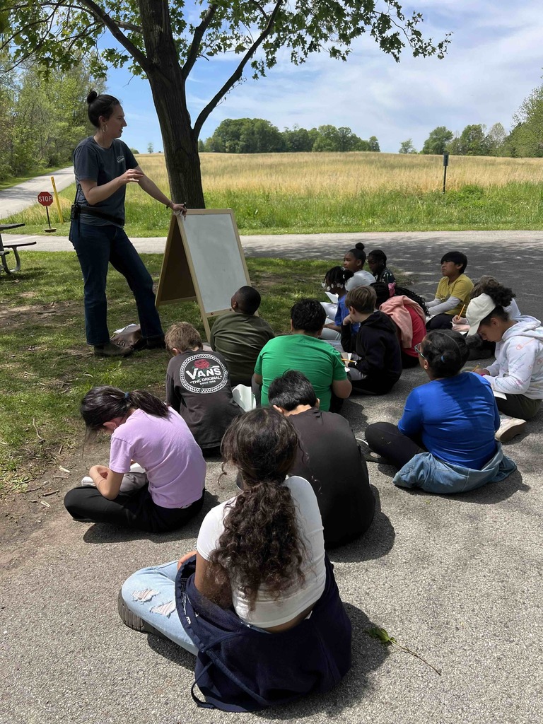 Thirde graders went on a nature walk all while documenting their learning in their nature journal.