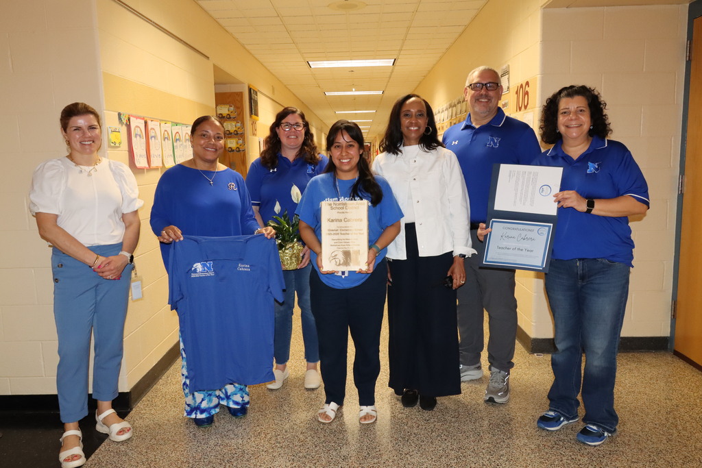 Mrs. Cabrera is the Whitehall Teacher of the Year!