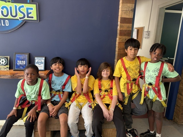 Students on their field trip.
