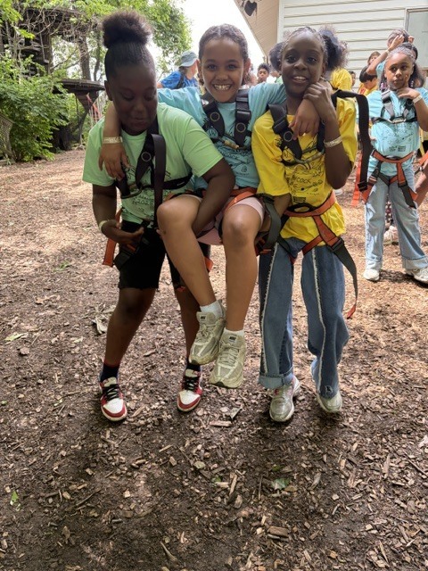 Students on their field trip.
