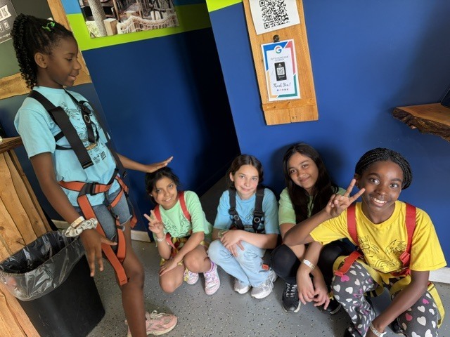 Students on their field trip.