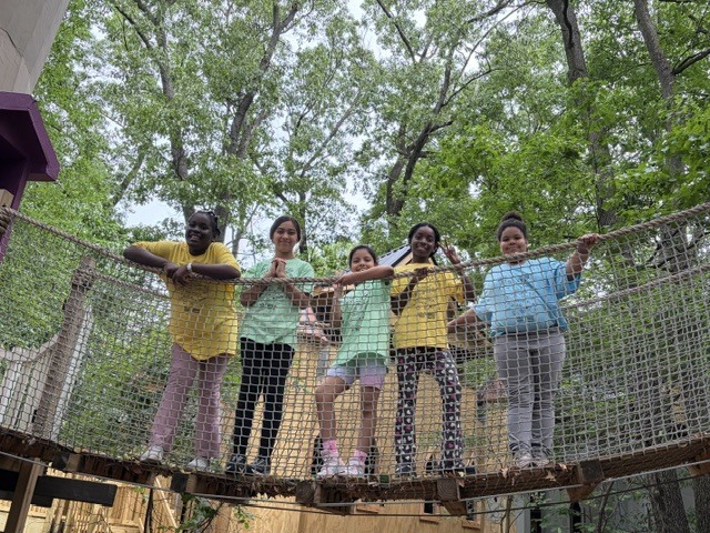Students on their field trip.