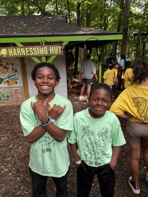 Students on their field trip.