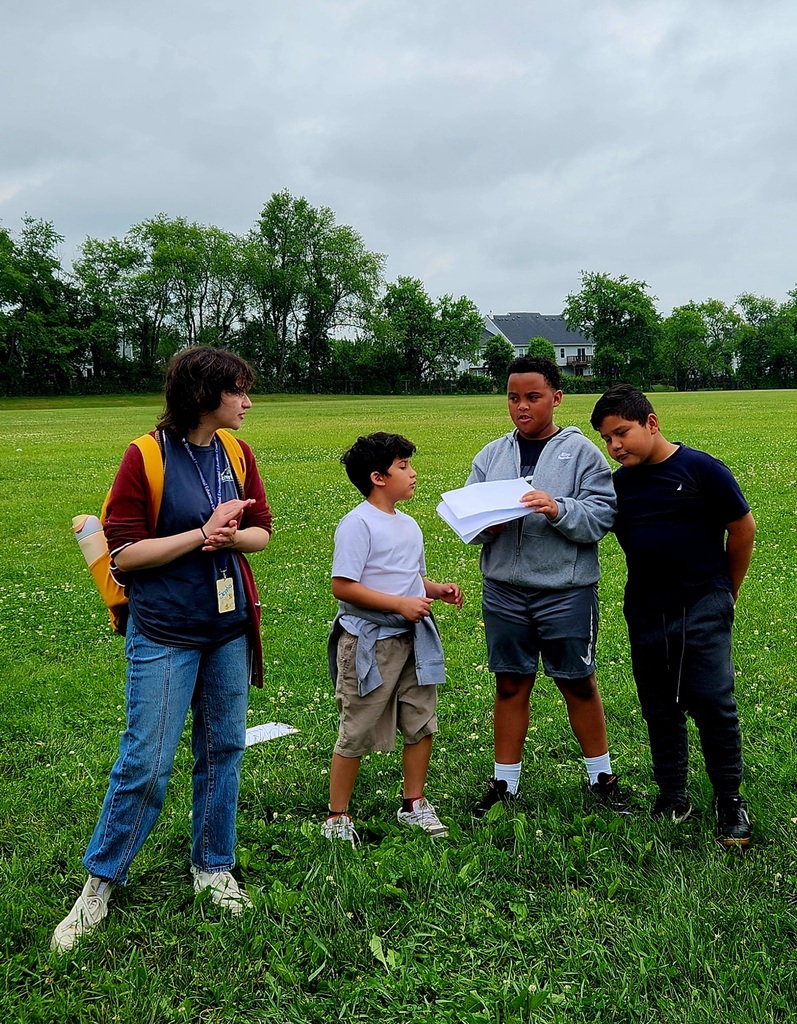 With Riverbend, third graders explore the watershed on the school grounds of Marshall Street.