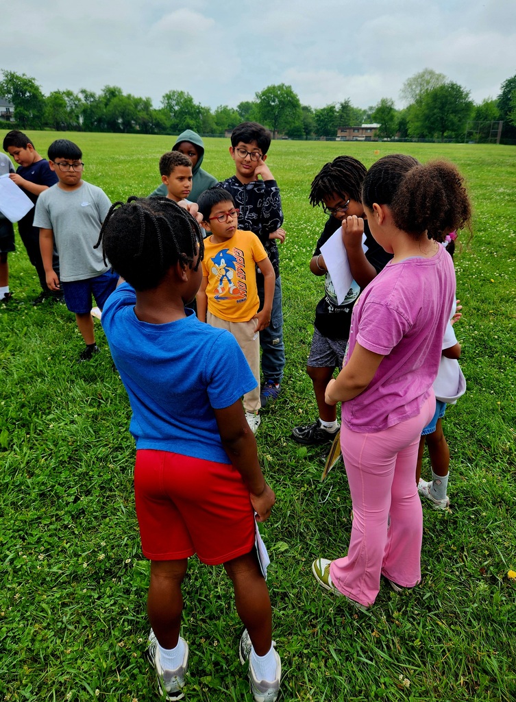 With Riverbend, third graders explore the watershed on the school grounds of Marshall Street.