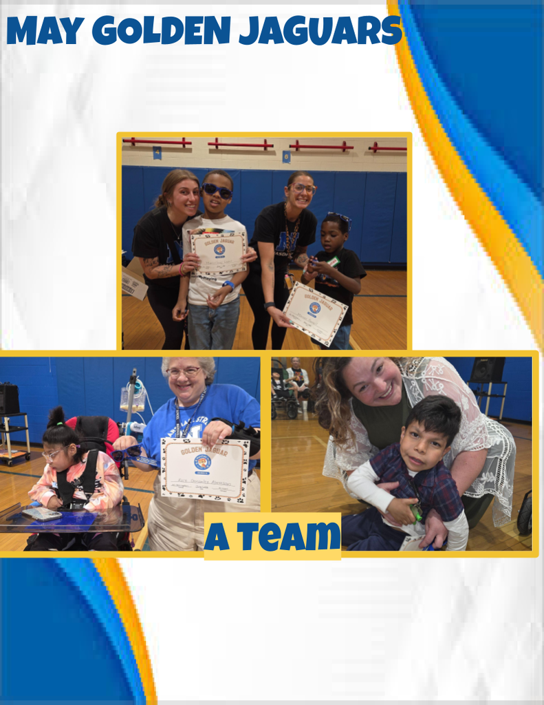 Congratulations to Marshall Street’s May Golden Jaguars!
