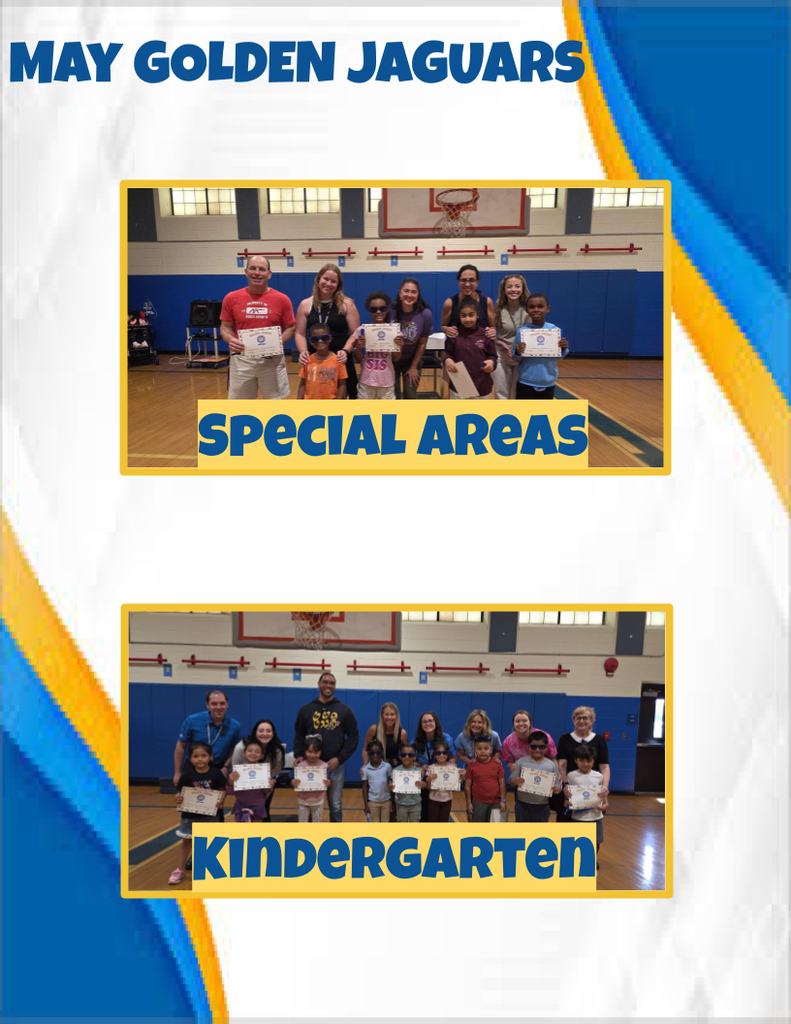 Congratulations to Marshall Street’s May Golden Jaguars!