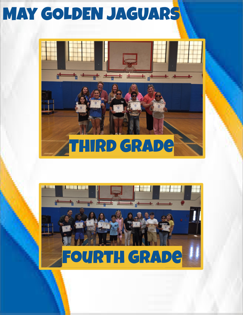 Congratulations to Marshall Street’s May Golden Jaguars!