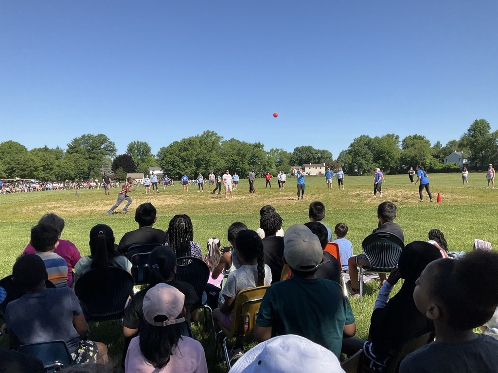 Fourth grade runs to first base.