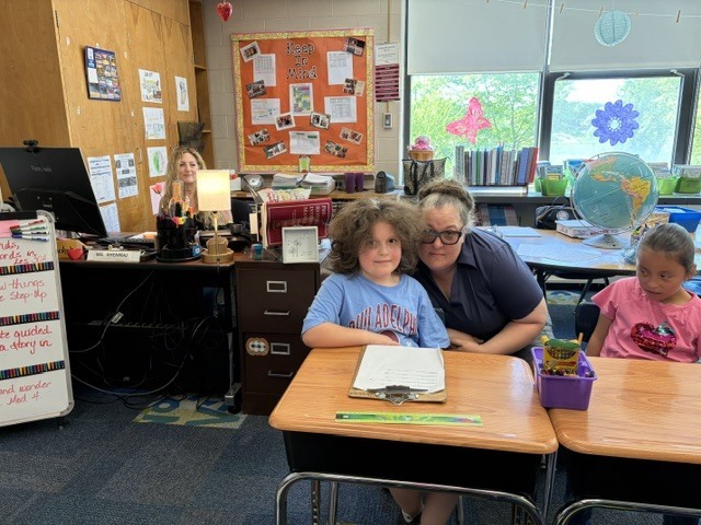 A student and his special someone.