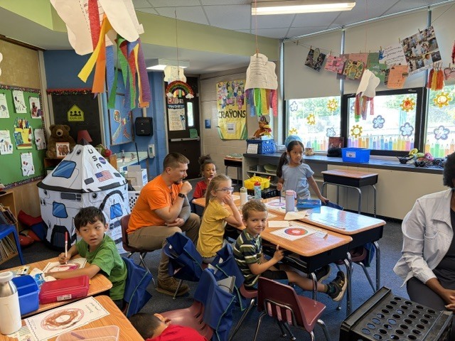 Students with their someone special and friends.