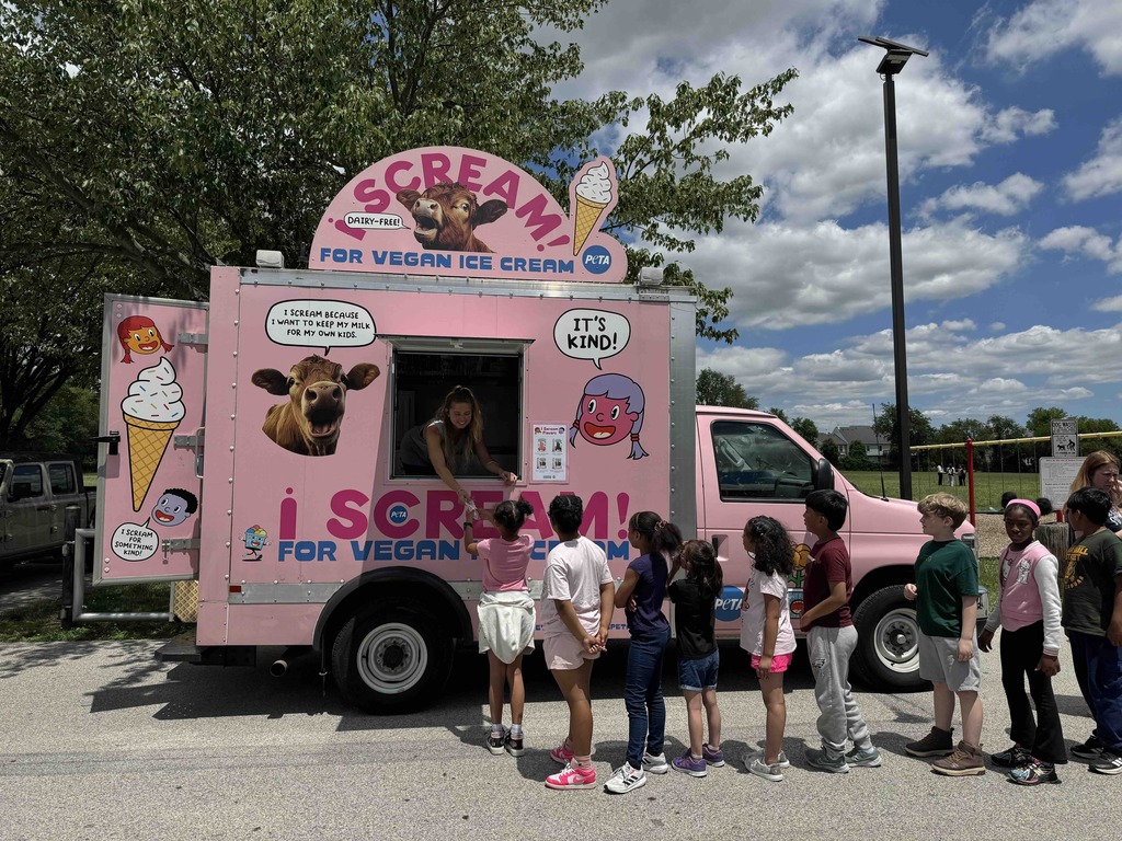 TeachKind’s iScream Truck visited with vegan ice cream for our students.