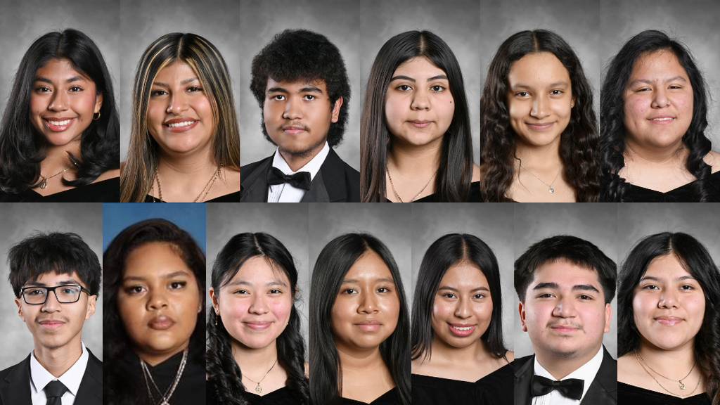 Seal of Biliteracy students, group 1.