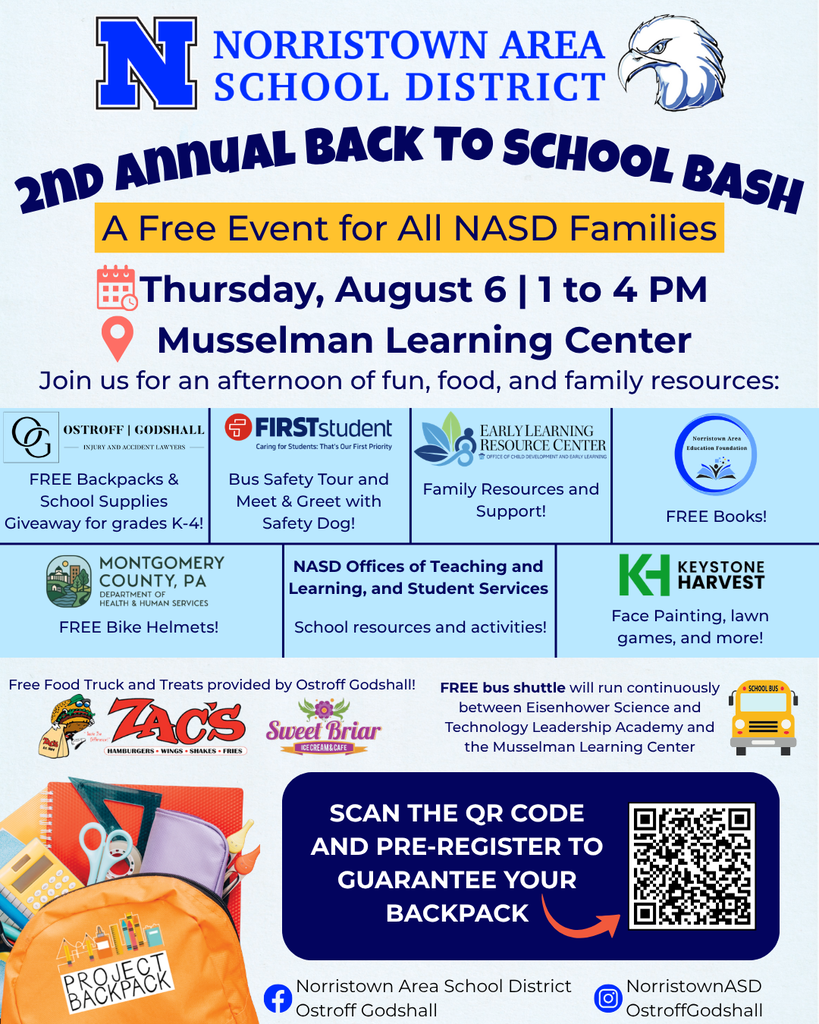 English Back To School Bash Flyer. Details in caption.
