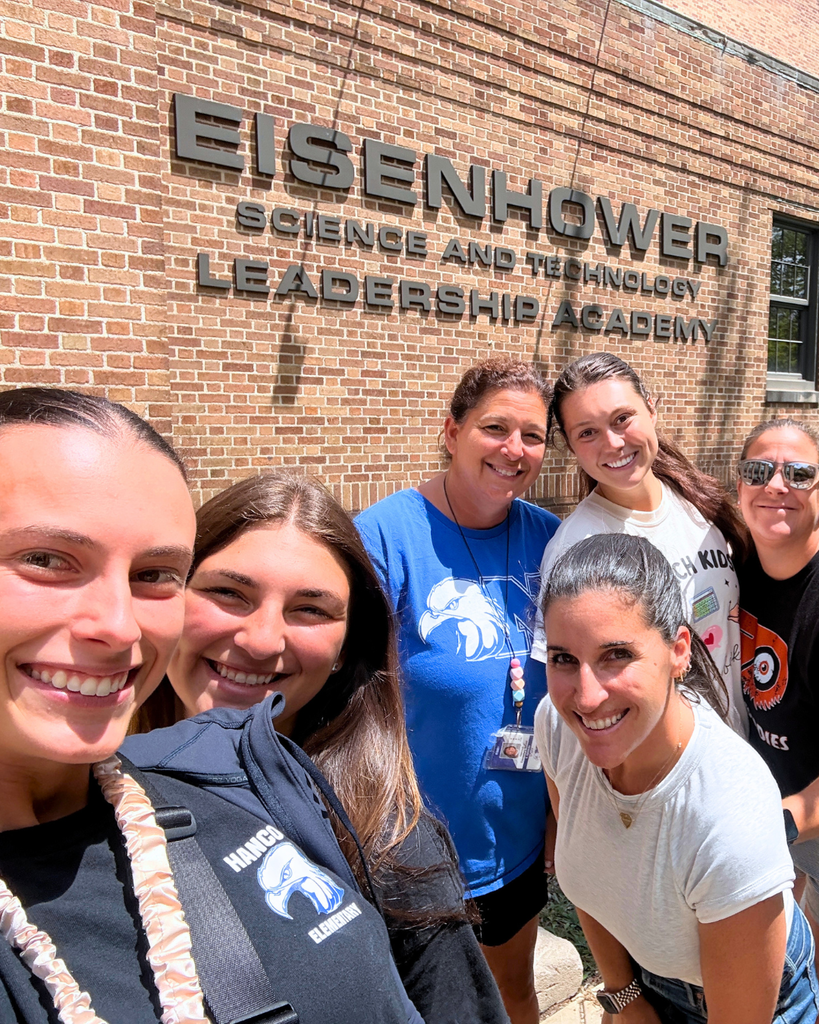 ESY Staff take a selfie outside.