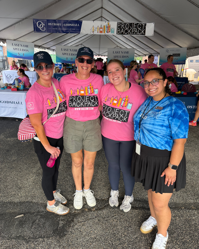 Ostroff Godshall team members and an NASD team member pose for a photo.