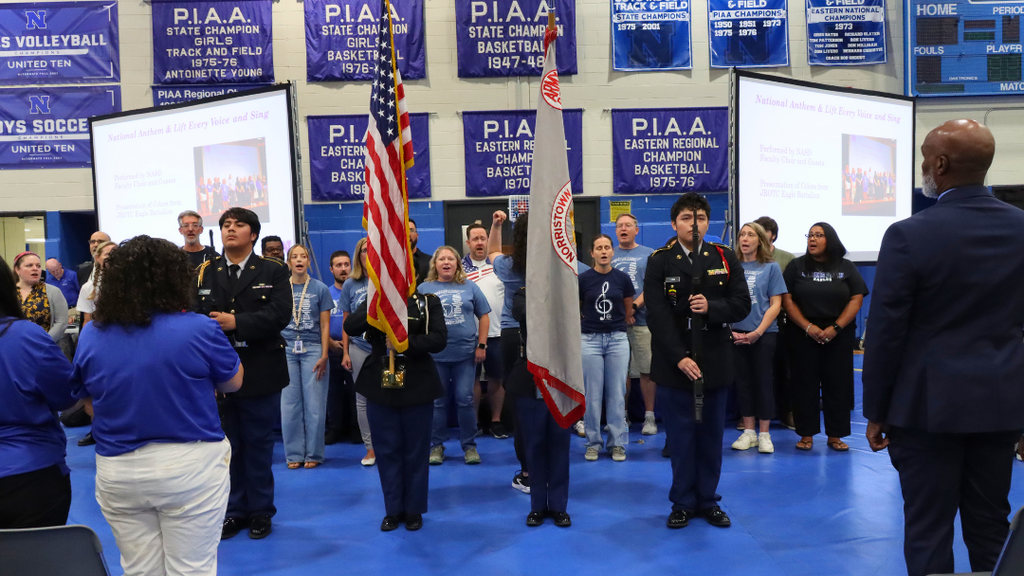 NAHS JROTC Eagle Battalion and Staff Choir.