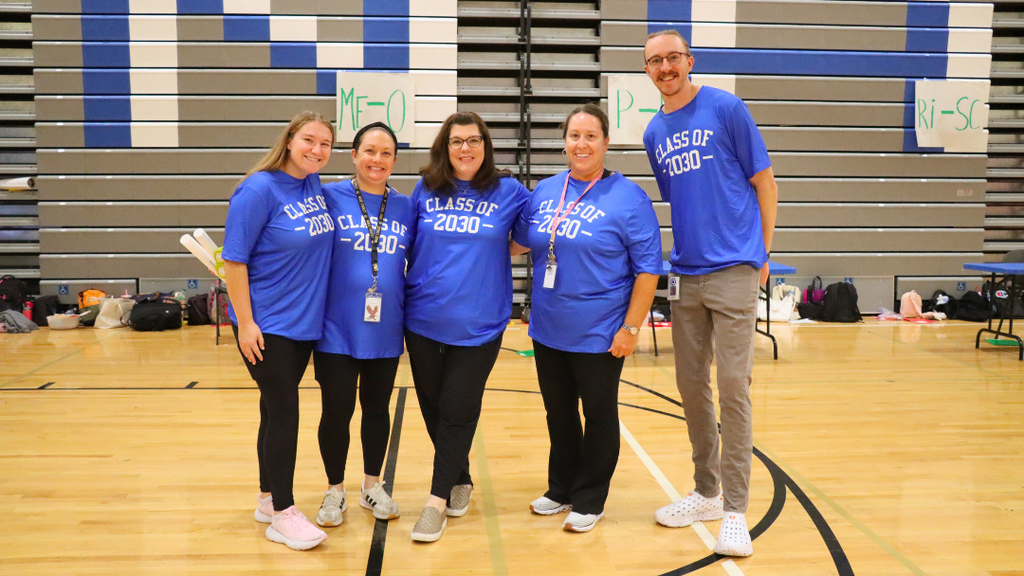 NAHS Staff members pose for photo in the gym.