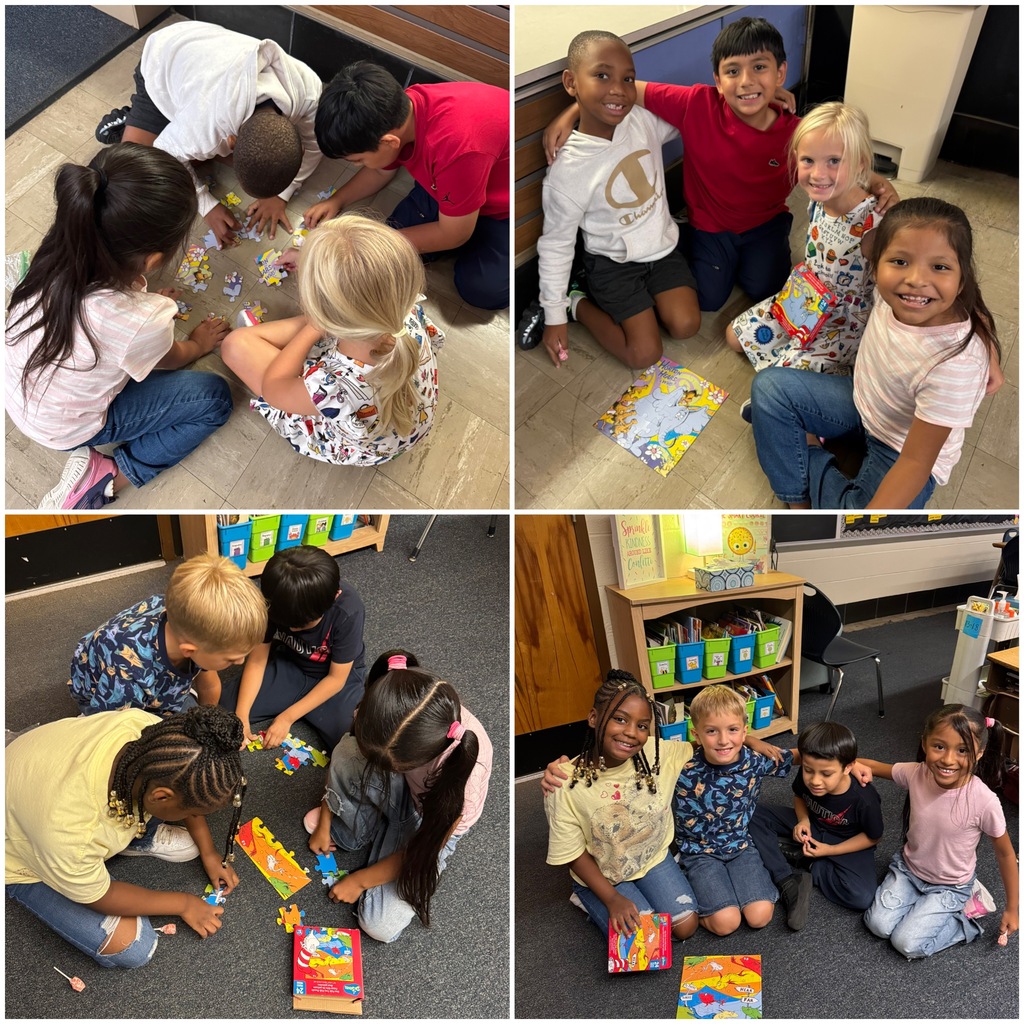 The second graders in Mrs. White’s class work as a team so everyone succeeds.