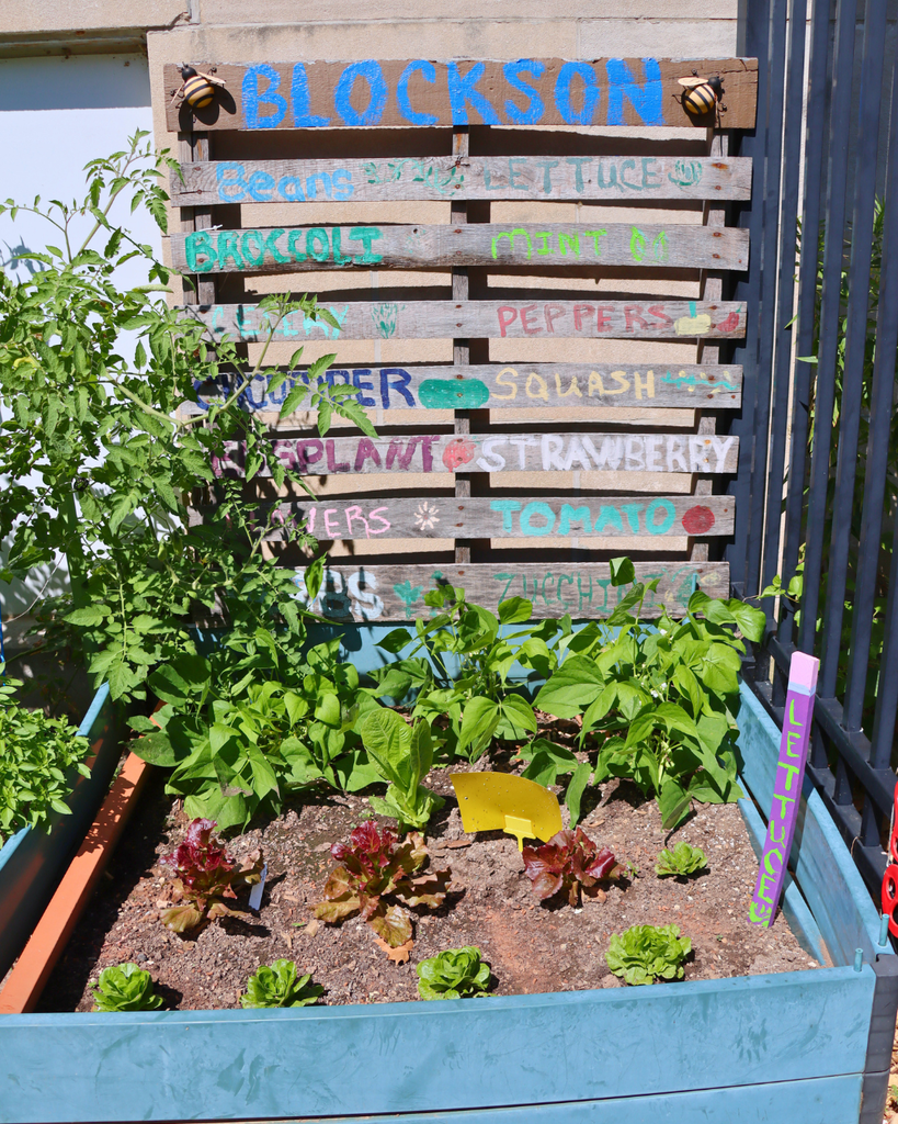 Blockson Garden Wooden Sign.